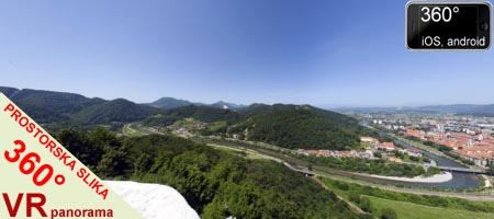 Celozaslonska prostorska slika - FULL SCREEN VR panorama