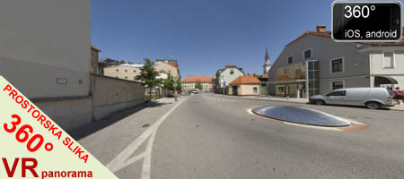 Celozaslonska prostorska slika - FULL SCREEN VR Panorama