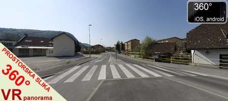 Celozaslonska prostorska slika - FULL SCREEN VR panorama