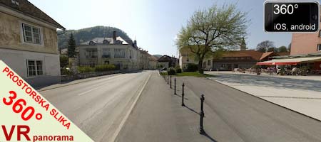 Celozaslonska prostorska slika - FULL SCREEN VR panorama