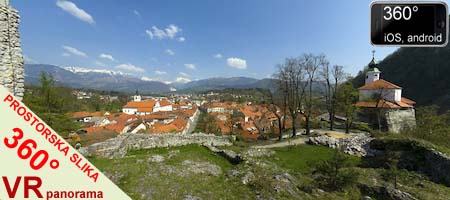 Celozaslonska prostorska slika - FULL SCREEN VR panorama
