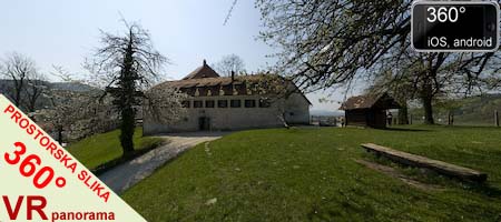 Celozaslonska prostorska slika - FULL SCREEN VR panorama