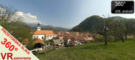 Celozaslonska prostorska slika - FULL SCREEN VR panorama