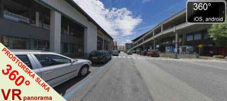Celozaslonska prostorska slika - FULL SCREEN VR panorama