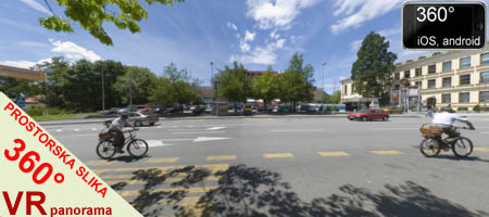 Celozaslonska prostorska slika - FULL SCREEN VR panorama