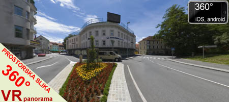 Celozaslonska prostorska slika - FULL SCREEN VR panorama