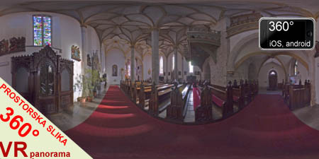 Celozaslonska prostorska slika - FULL SCREEN VR panorama