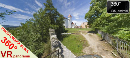 Celozaslonska prostorska slika - FULL SCREEN VR panorama