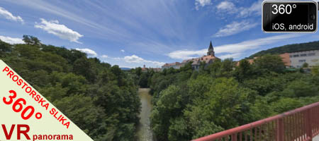 Celozaslonska prostorska slika - FULL SCREEN VR panorama