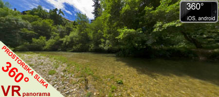 Celozaslonska prostorska slika - FULL SCREEN VR panorama