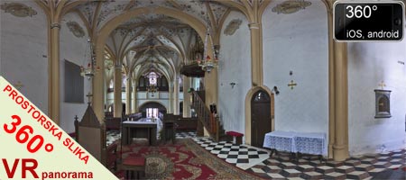 Celozaslonska prostorska slika - FULL SCREEN VR panorama