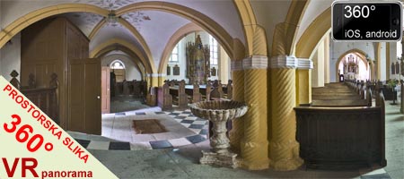 Celozaslonska prostorska slika - FULL SCREEN VR panorama