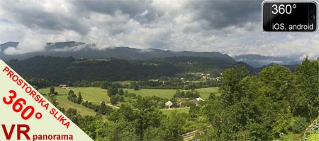 Celozaslonska prostorska slika - FULL SCREEN VR panorama