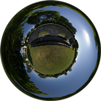 Celozaslonska prostorska slika - FULL SCREEN VR panorama