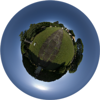 Celozaslonska prostorska slika - FULL SCREEN VR panorama