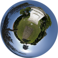 Celozaslonska prostorska slika - FULL SCREEN VR panorama