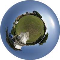 Celozaslonska prostorska slika - FULL SCREEN VR panorama