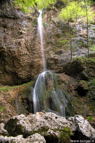 spodnji slap - the lower waterfall