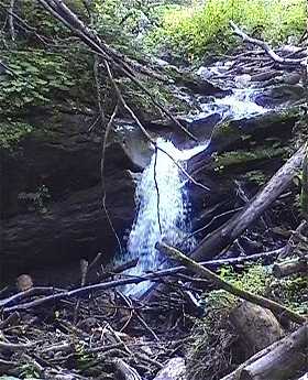 Third waterfall - skok