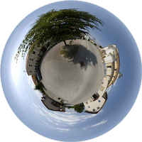 Celozaslonska prostorska slika - FULL SCREEN VR panorama