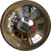 Celozaslonska prostorska slika - FULL SCREEN VR panorama