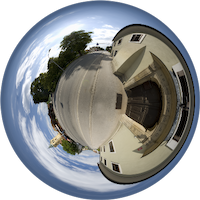 Celozaslonska prostorska slika - FULL SCREEN VR panorama