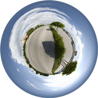 Celozaslonska prostorska slika - FULL SCREEN VR panorama
