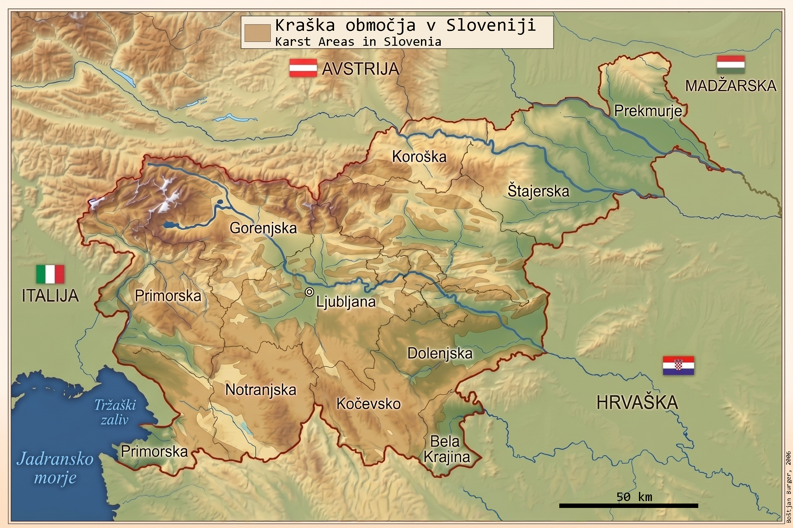 Karst Region in Slovenia